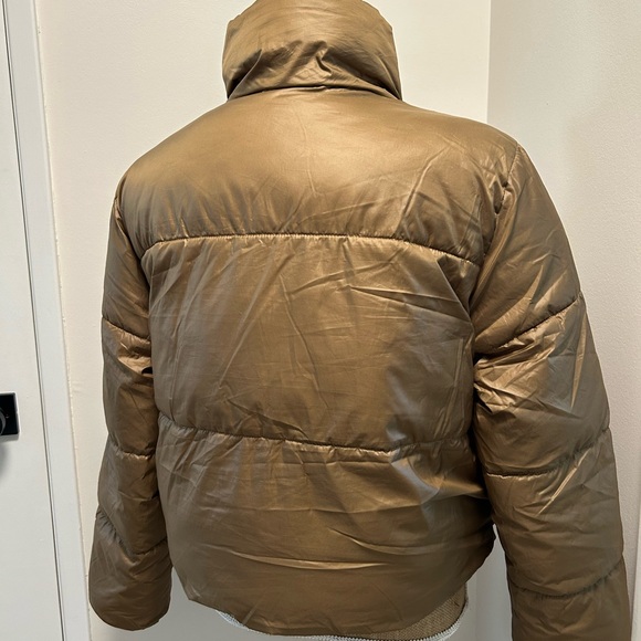 Reversible Brown Puffer Jacket - Picture 2 of 3